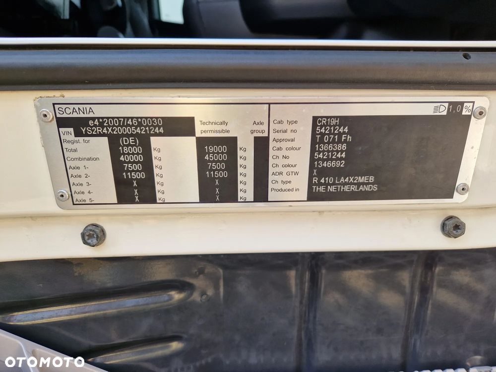 Scania R410 700+500/Podwójne szyby/Klima Postojowa Automat Retarder /JVG Gliwice - 14