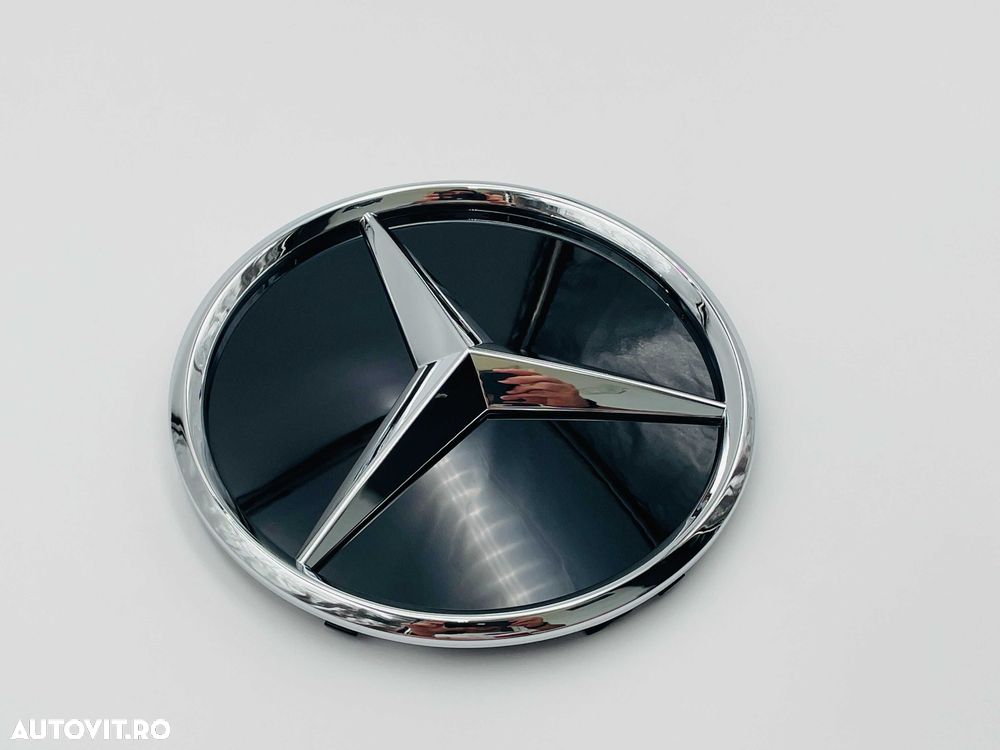 Emblema Compatibila Mercedes grila W205 negru - 5