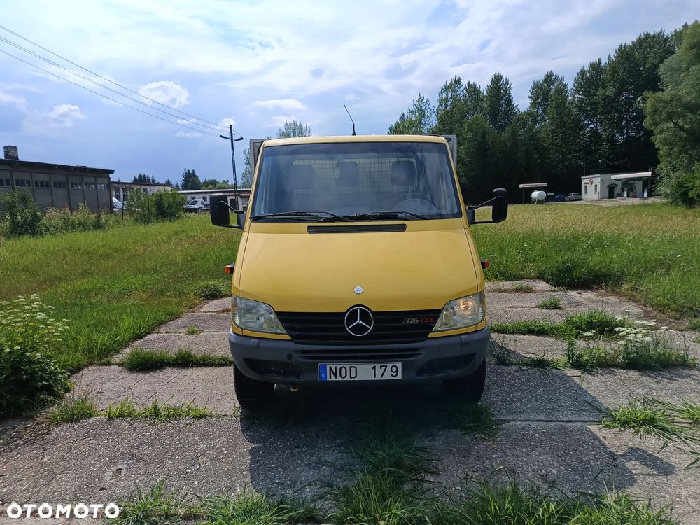 Mercedes-Benz SPRINTER 4X4 316 CDI 2.7, 5 cylindrów BLOKADA MOSTU! STAN BLACHARSKI IDEALNY! CAŁE AUTO W ORYGINALNYM LAKIERZE!!IDEALNA BAZA POD KAMPERA WYPRAWOWEGO! - 2