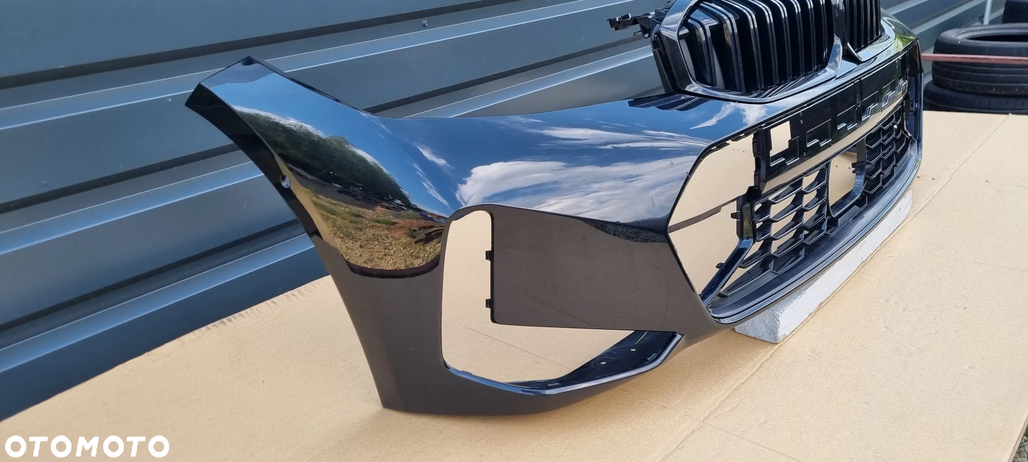 BMW 3 G20 G21 LCI M-PAKIET 2022- Zderzak przód oryginał MB078 - 9