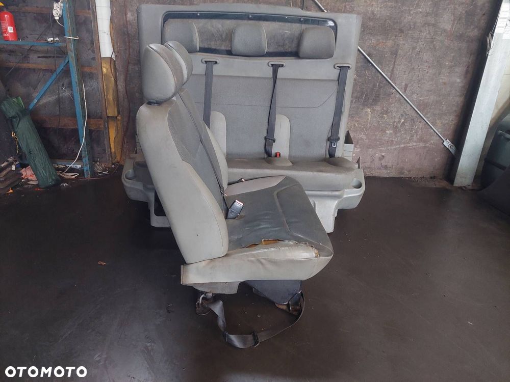 FOTEL PASAŻERA DWÓJKA + FOTELE KANAPA ŁAWKA ZABUDOWA RENAULT TRAFIC II - 4