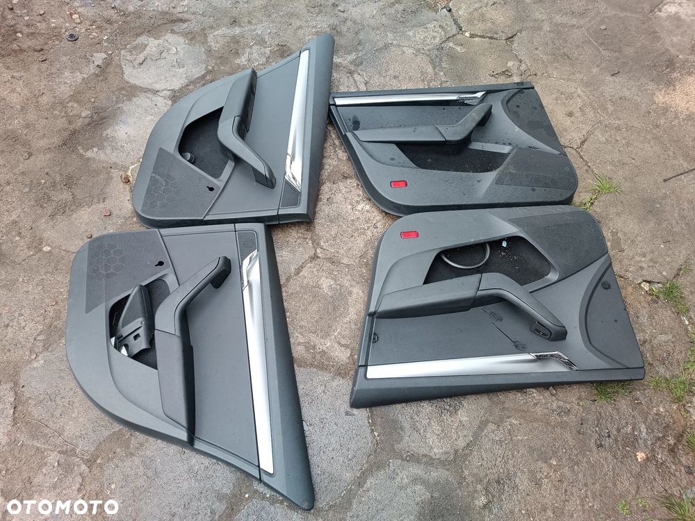 BOCZKI DRZWI LEWY PRZÓD PRAWY TYŁ HB KOMPLET SKODA OCTAVIA 3 III EUROPA - 1