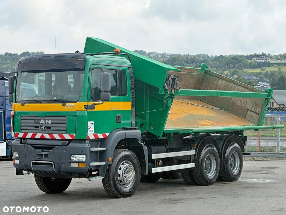 MAN TGA 33.350 * WYWROTKA 5,20 m + BORDMATIC * 6x4 * STAN BDB - 5