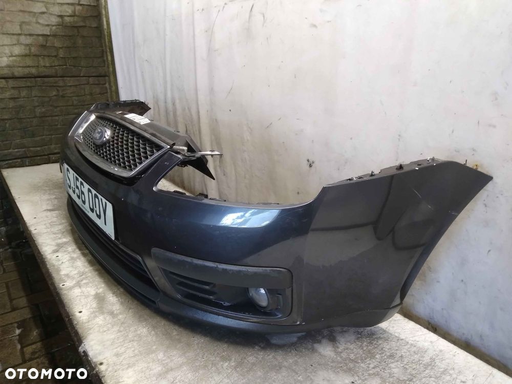 ^ ZDERZAK PRZÓD PRZEDNI FORD C MAX C-MAX H4 SZARY GRAFTOWY HALOGENY - 3