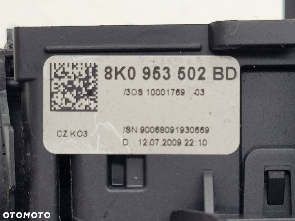 PRZEŁĄCZNIK ZESPOLONY TAŚMA MANETKI AUDI A5 8T 8K0953502BD 8K0953568F - 8