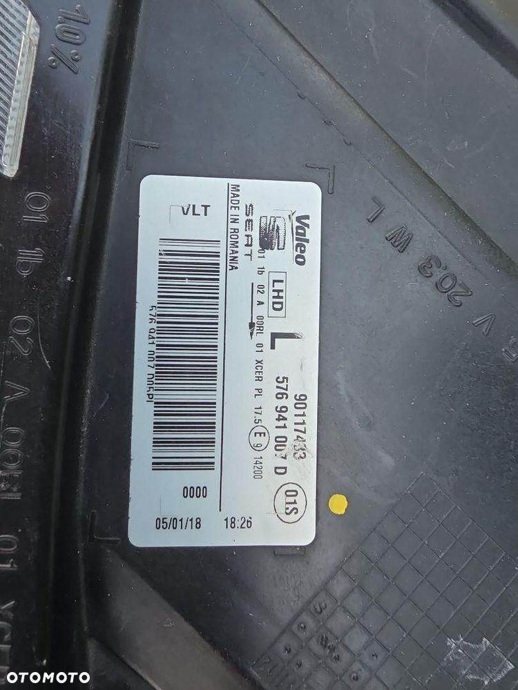 SEAT CUPRA ATECA 576 Lampa lewa przód Full Led 576941007D - 14