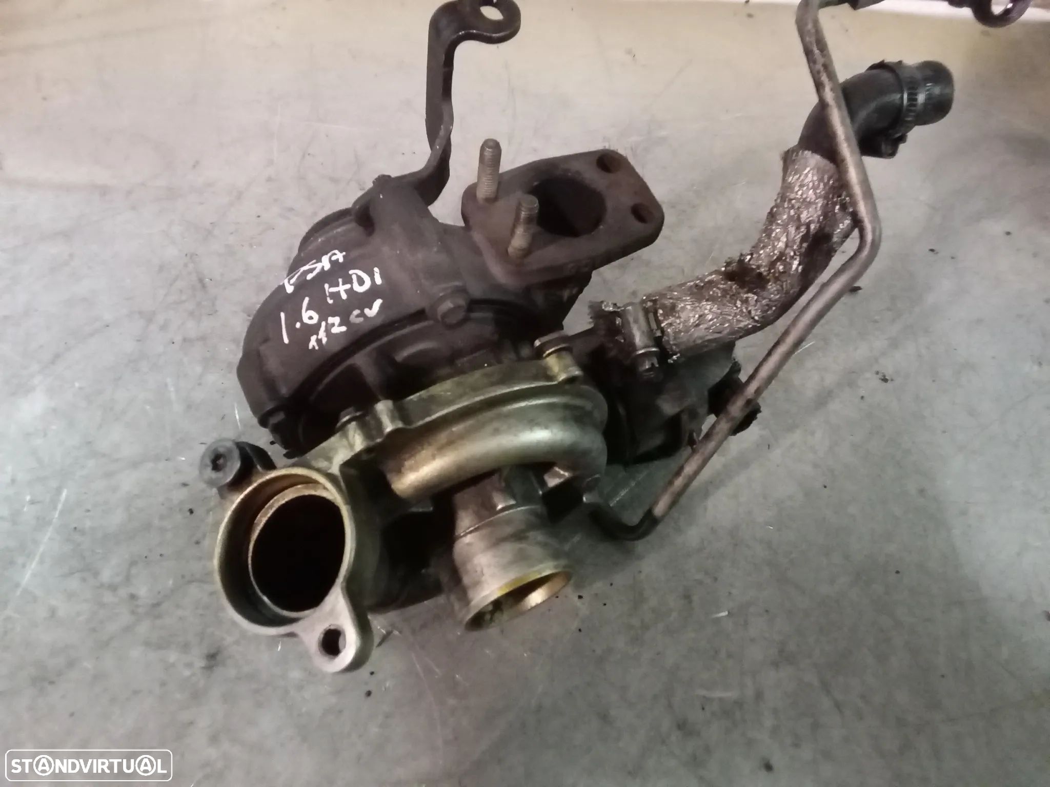 TURBO PEUGEOT CITROEN FORD 1.6HDI 1.6TDCI 112CV 115CV GT1544V 9660493580 - 1