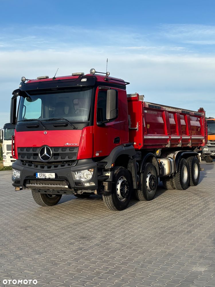Mercedes-Benz Arocs 3246 Hydroburta Meiller Kipper 8x4 idealny stan