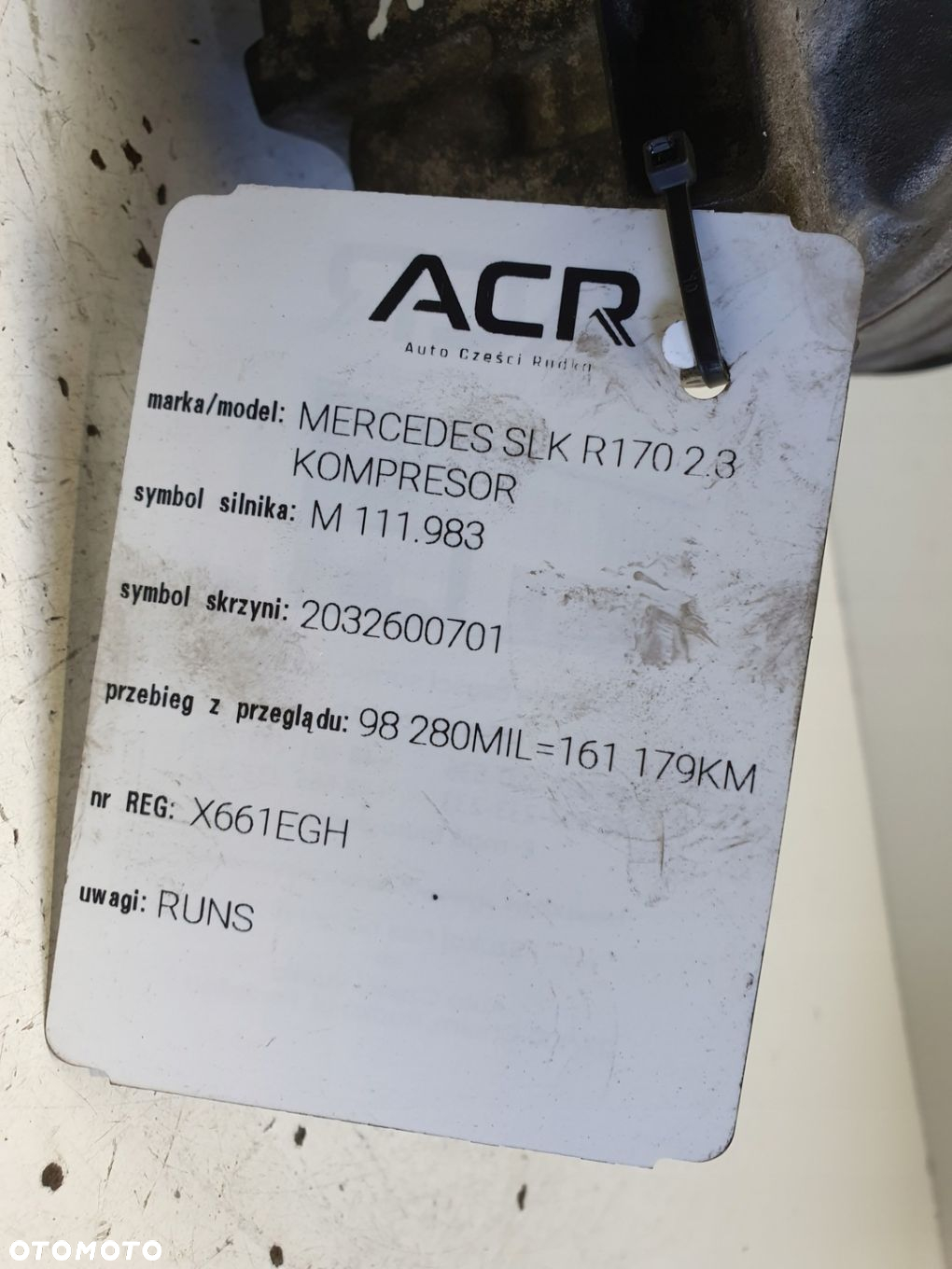 Mercedes SLK 2.3 K SPRĘŻARKA KLIMATYZACJI A0002342911 - 8
