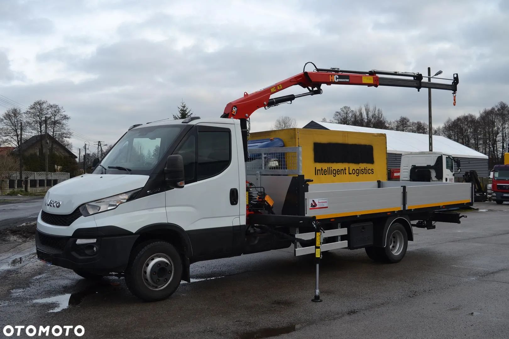 Iveco DAILY 72-180 Nowy żuraw HDS Fassi F40 HC 43A2 F50 Nowa skrzynia ładunkowa 72C18 70C18 65C - 1