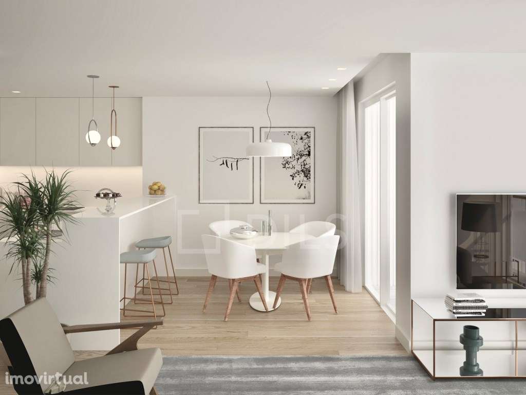 Apartamento T1 com varanda em novo empreendimento em Matosinhos - Grande imagem: 5/108