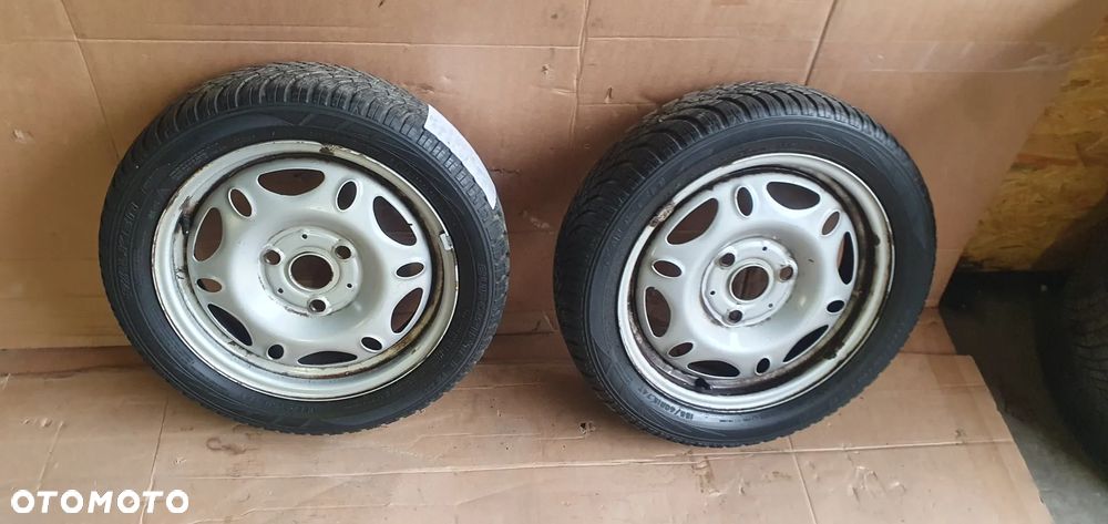 Felga stalowa z oponom 4J ET27 155/60 R15 3X112 Smart Fortwo II 451 - 1