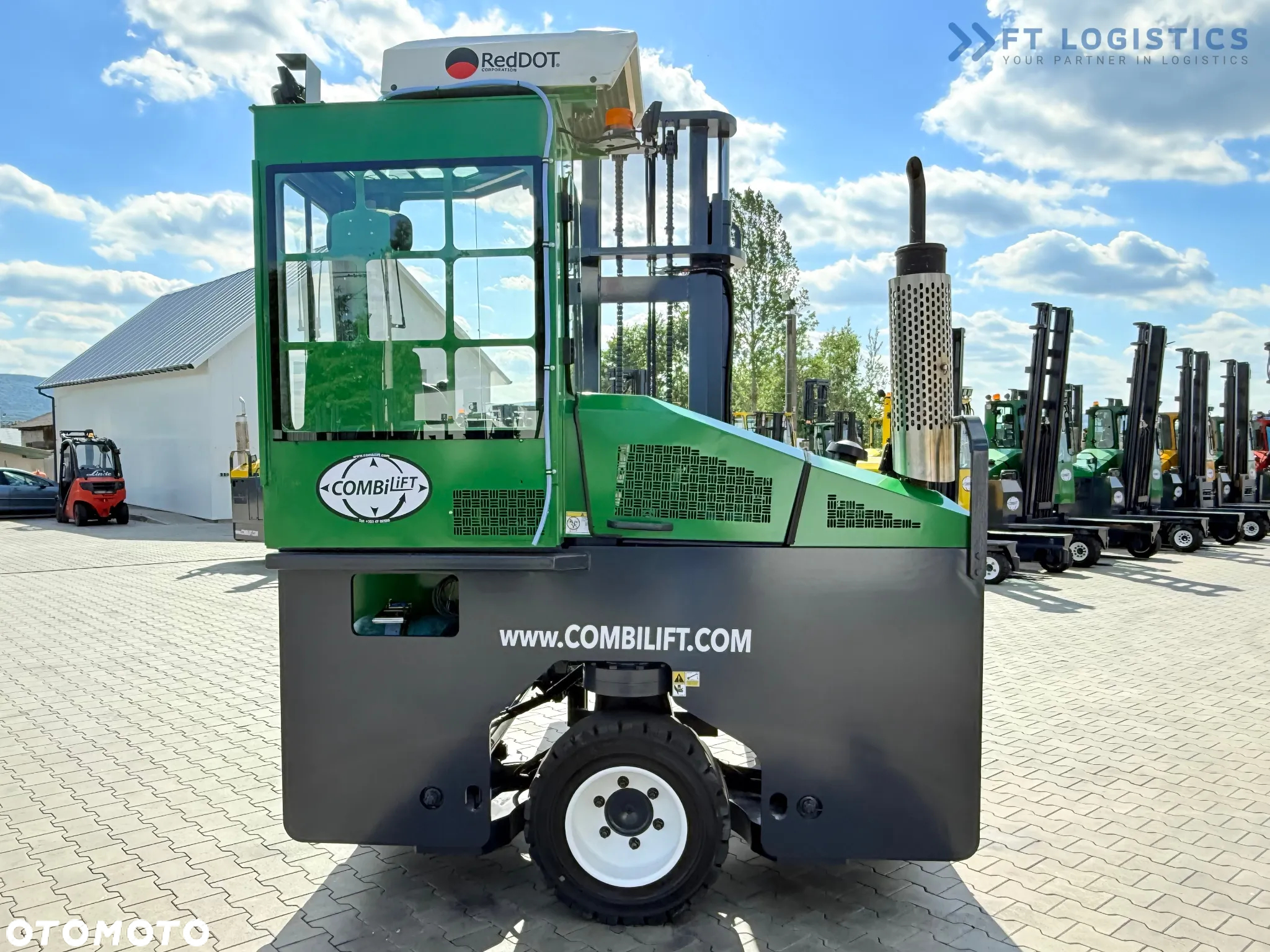 Combilift C3500 / DUPLEX 4100MM / GAS / WYSUWNE WIDŁY / KABINA / OGRZEWANIA + KLIMATYZACJA / JAK NOWY - 24