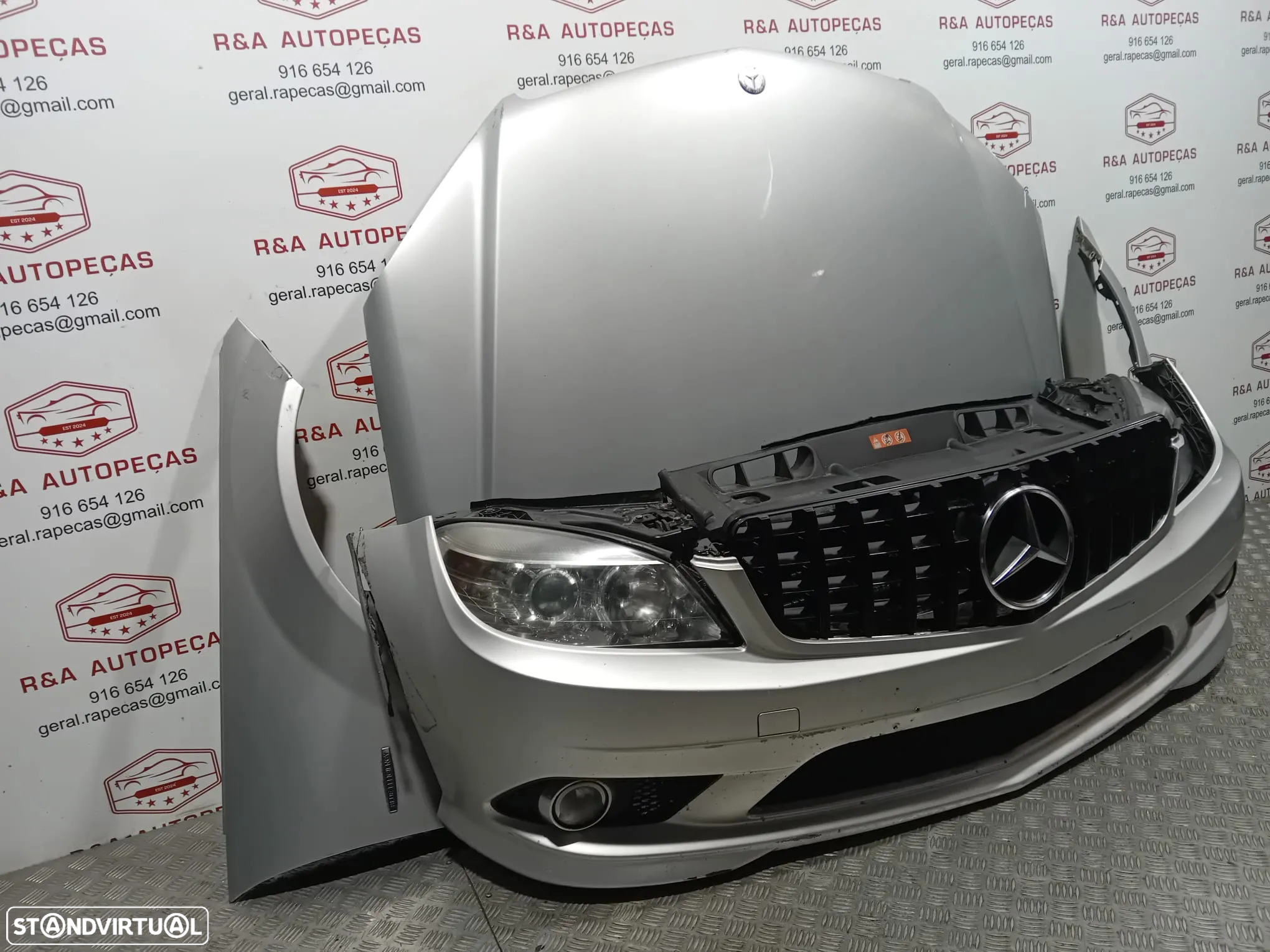 Frente Completa Mercedes Class C W204 Fase1 Amg - 2
