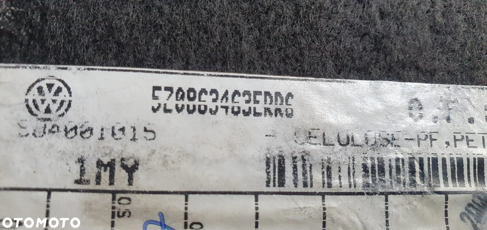 Podłoga wykładzina bagażnika VW Fox 5Z0863463E - 5