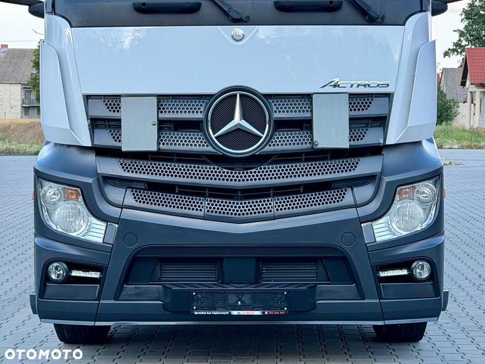 Mercedes-Benz ACTROS 2540 / FIRANKA / WINDA / 20 EUROPALET / OŚ PODNOSZONA / AUTOMAT / E6 / 2018 ROK / NISKI PRZEBIEG / SPROWADZONY - 16