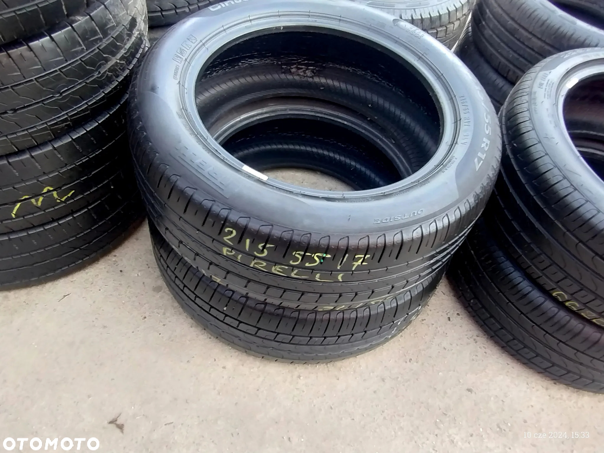 215/55R17 OPONY LETNIE Lato CONTINENTAL ContiPremiumContact 5 6mm PIRELLI CINTURATO P7 Legnica ALU-RAD 215/55 - 7