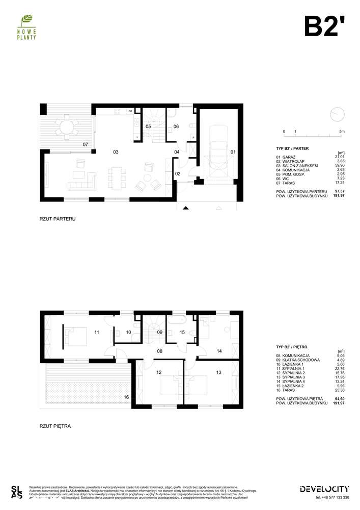 Nowe Planty | 4-pok. dom z dużym ogrodem B2-46 - Pełny obrazek: 3/21