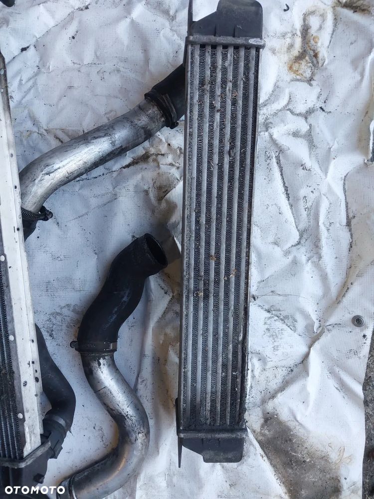 Chłodnica BMW E39 3.0D 192KM Diesel 520 INTERCOOLER Chłodnica wody powietrza klimy klimatyzacji przewód przewody wąż - 5