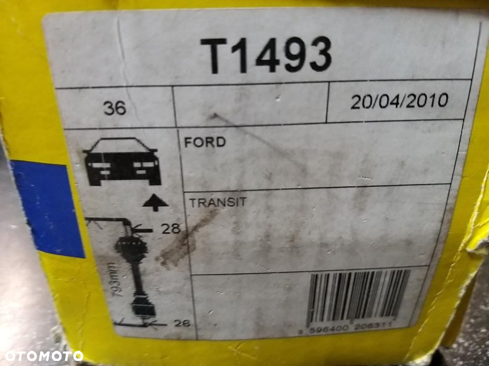 Półoś napędowa przód L 795mm (dla pojazdów z ABS) FORD TRANSIT 2.0D 08.00-05.06 - 4