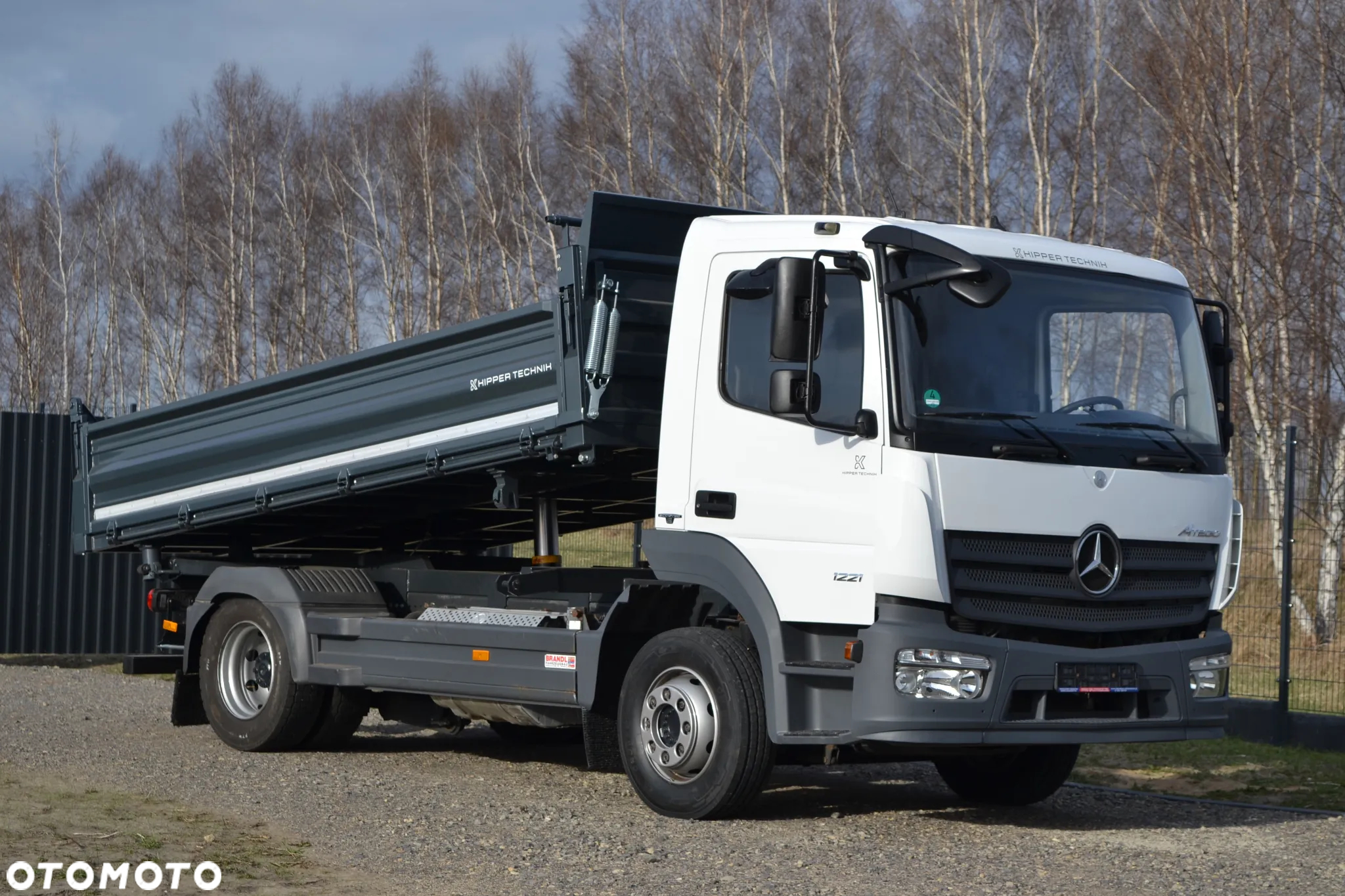 Mercedes-Benz Atego 1221 1224 Nowy 3-stronny WYWROT Kiper WYWROTKA Manual Blokada mostu TGL TGM - 8