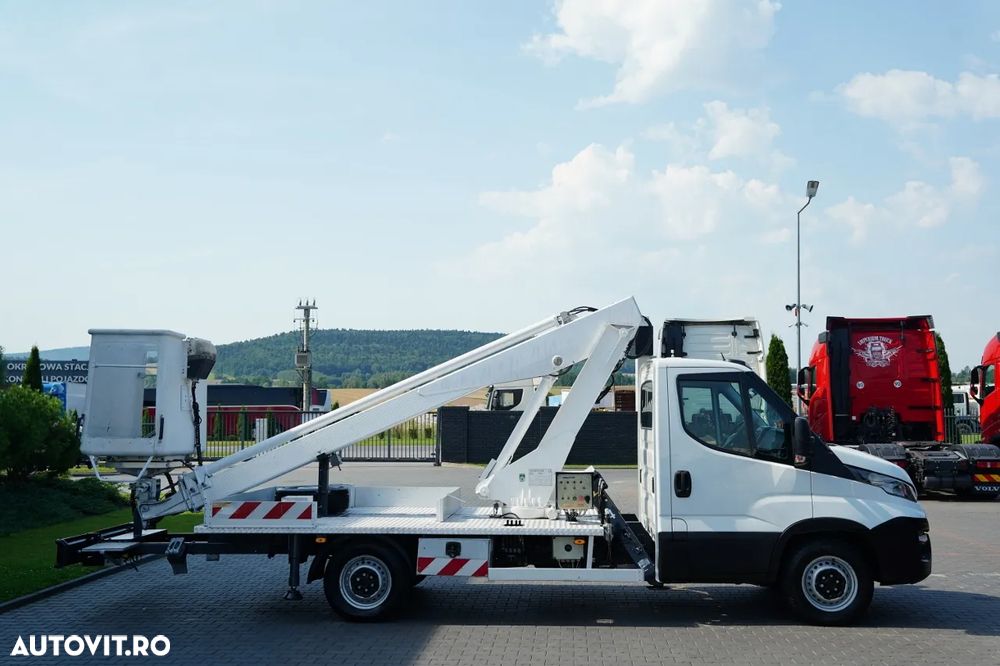 Iveco DAILY 35-140 / Platformă autotractivă / MULTITEL 160 ALUMINIU / 4 STABILIZATOARE / MANUALĂ / 2017 - 12