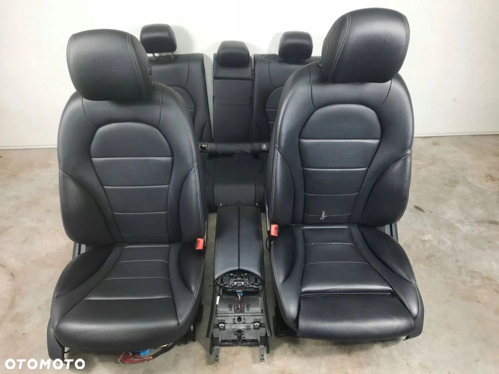 FOTELE KANAPA SKÓRA TUNEL MERCEDES C W205 SEDAN - 1