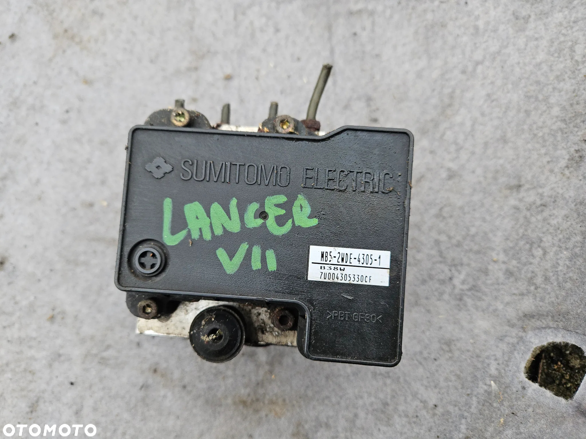 Pompa hamulcowa ABS Mitsubishi Lancer VII 2,0 benzyna 99kW 135KM 2004r MB5-2WDE-4305-1 - 3