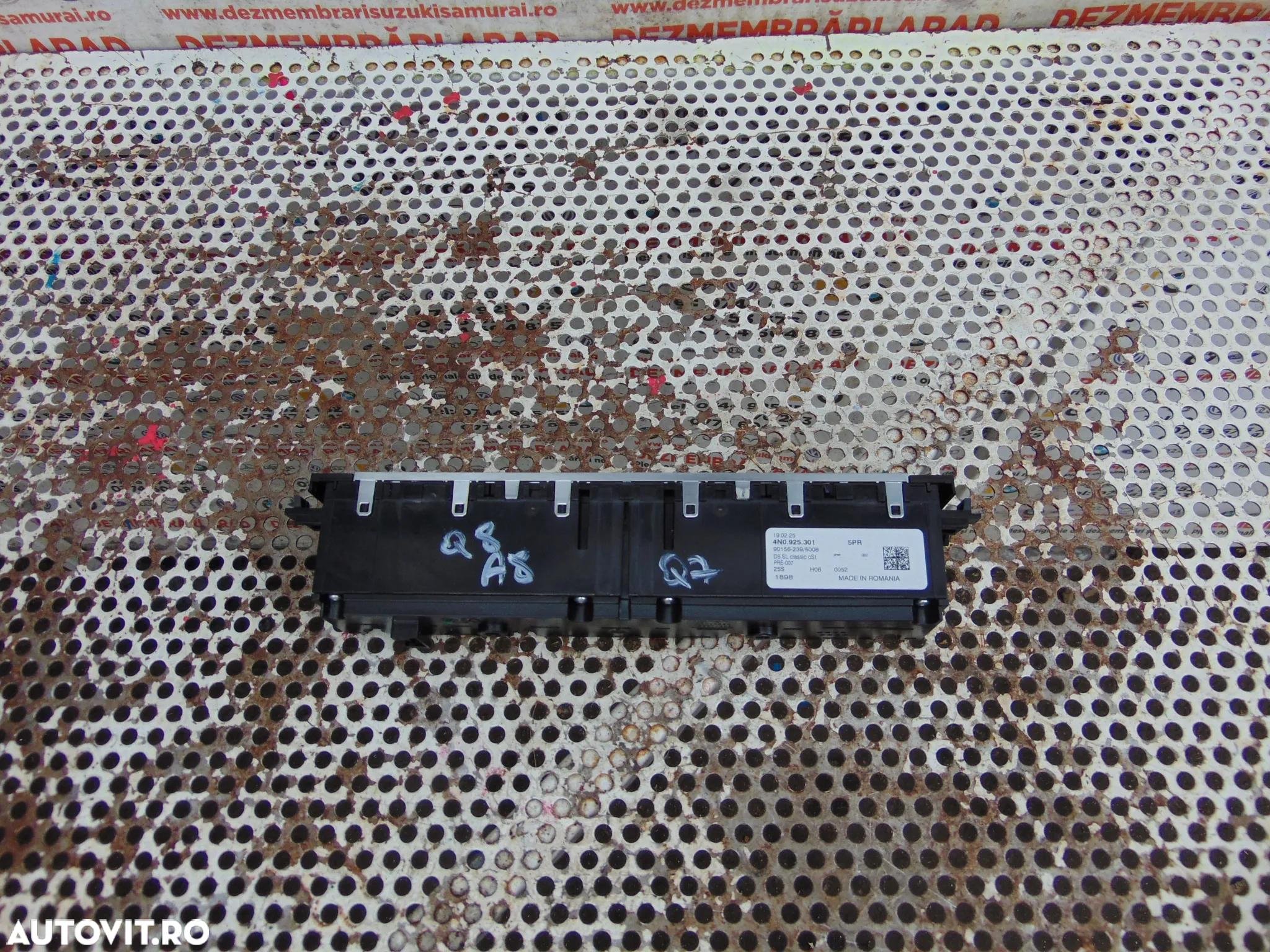 Panou lumini Audi E tron Q8 Q7 A8 S8 multi switch cod 4n0925301b sq8 comenzi drive select dezaburire avarii buton touch - 2