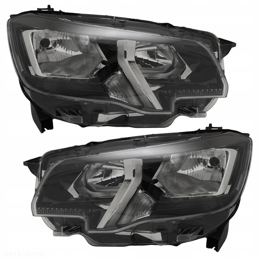 Reflektor Lampa Przód Peugeot Rifter Partner k9 III 3 2018-2023 kpl - 1