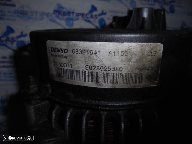 Alternador 9628925380 PEUGEOT 106 2000 1.0I 50CV 5P CINZA DENSO PEUGEOT 106 1999 1.0I 50CV 5P PRETO - 5