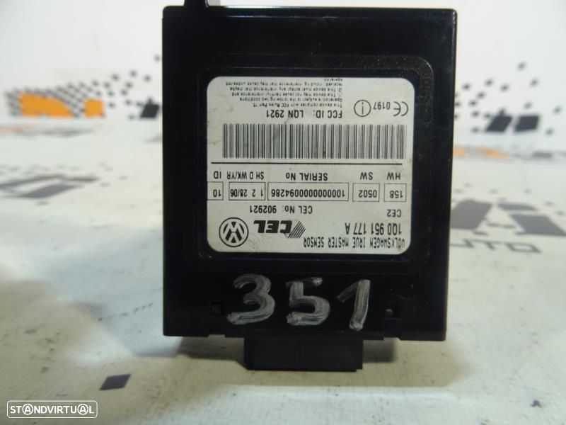 Módulo Alarme Volkswagen Eos (1F7, 1F8)  1Q0 951 177 A / 1Q0951177a - 2