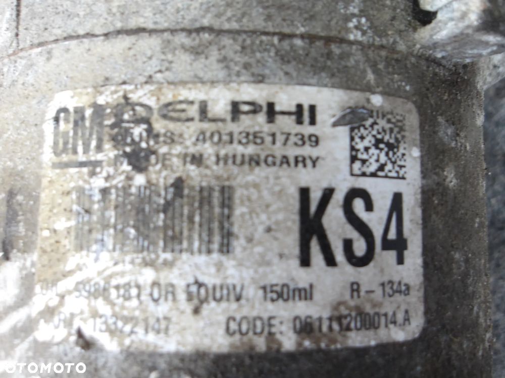 KOMPRESOR SPRĘŻARKA KLIMATYZACJI OPEL 13322147 KS4 - 2