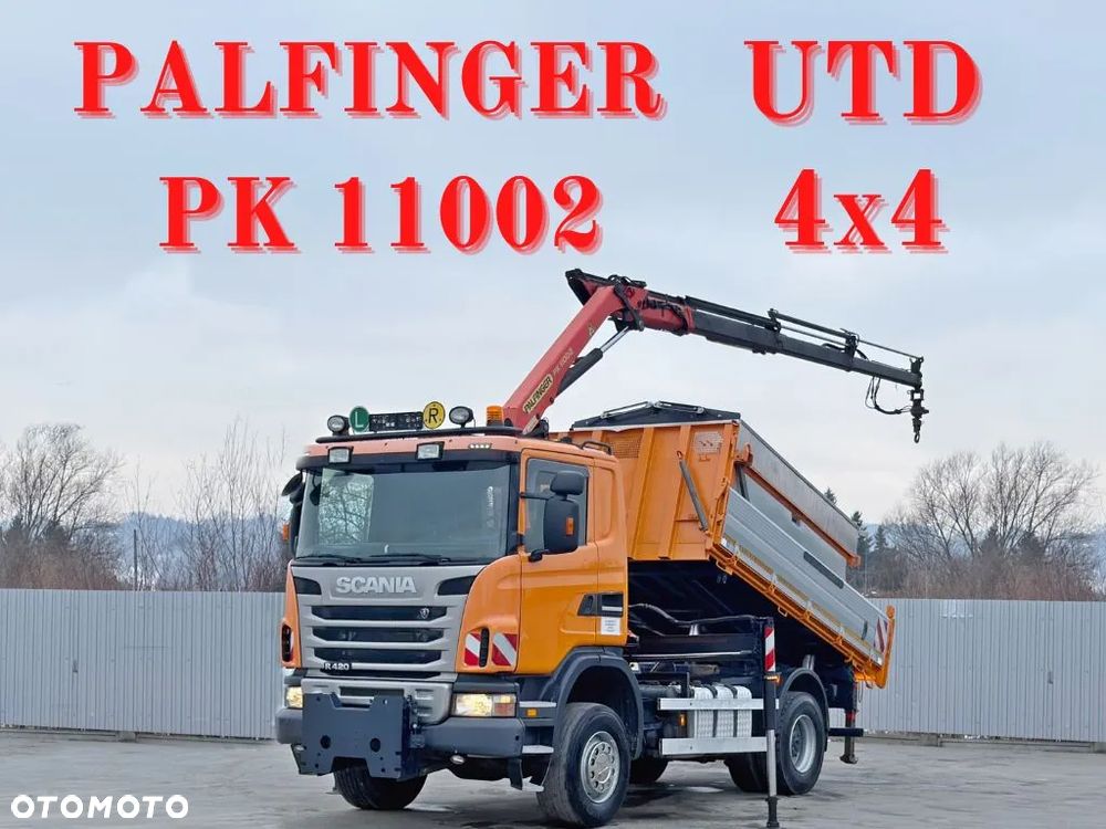 Scania R 420 * SKRZYNIA 4,15 m + PK 11002 + PILOT + PIASKARKA W KOMPLECIE - 1
