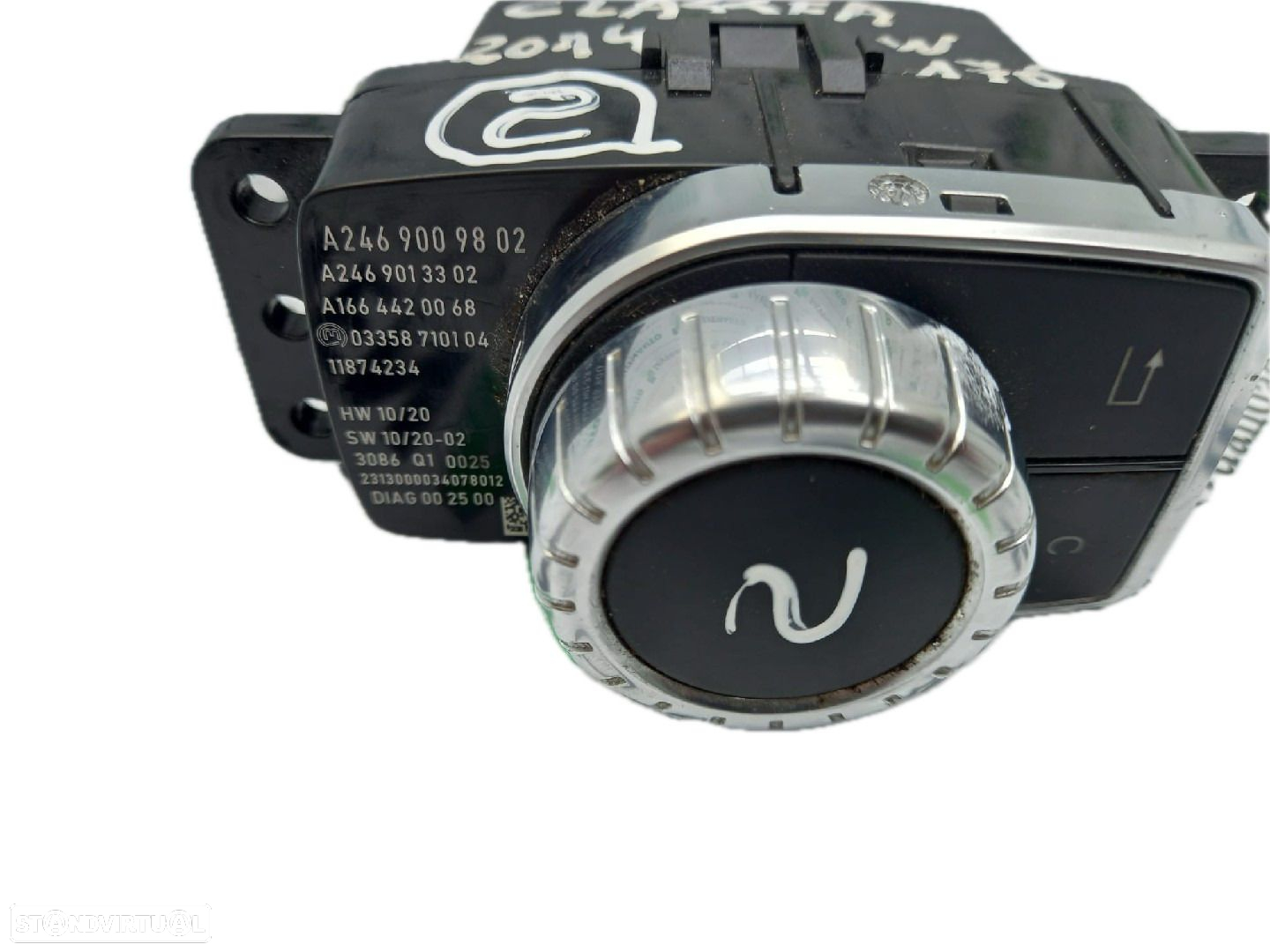 Botão / Joystick / Comando Multifunções Mercedes-Benz A-Class (W176) - 3