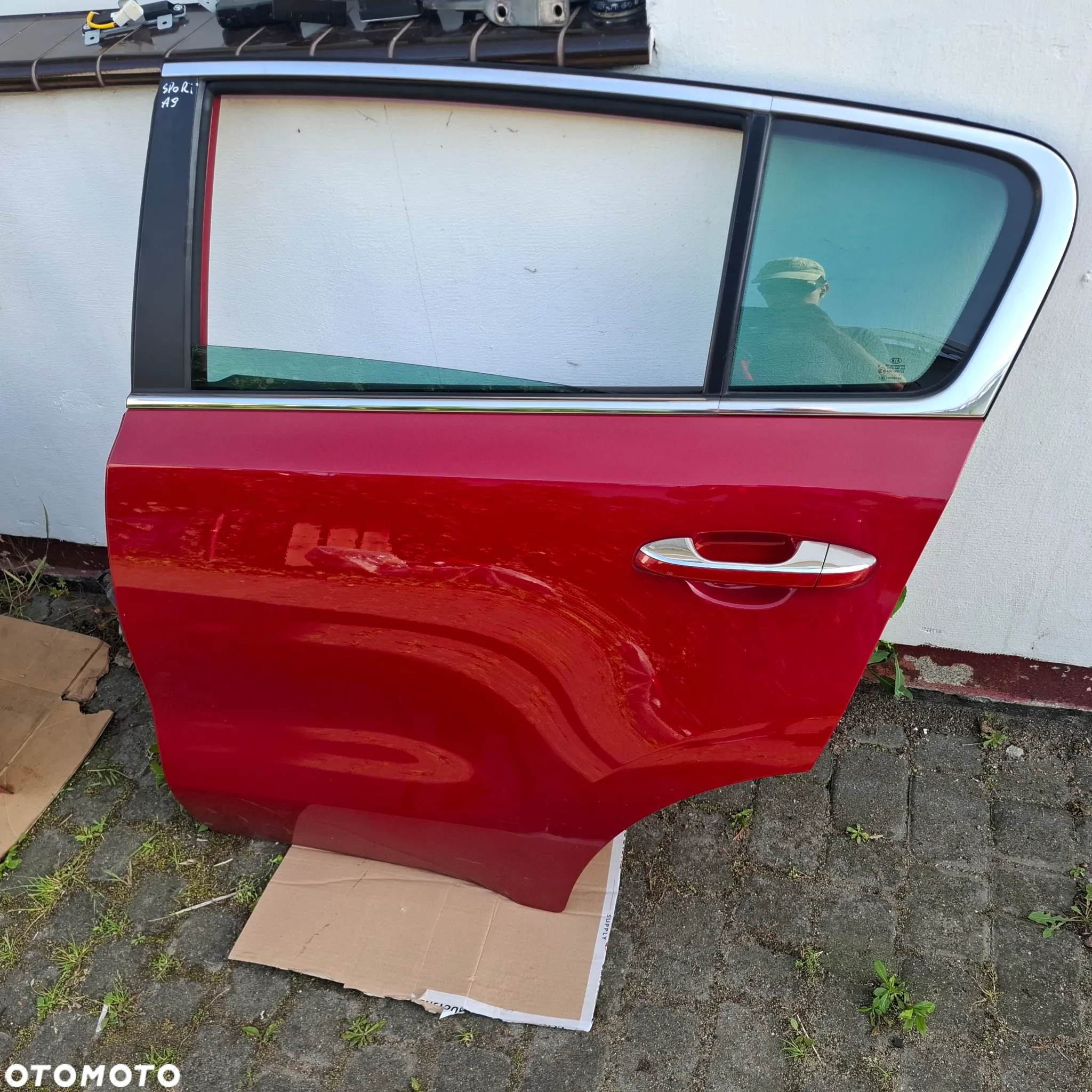 KIA SPORTAGE IV 4 15- 18- DRZWI PRZÓD LEWE TYŁ LEWE LEWA STRONA A9 CZERWONE - 10
