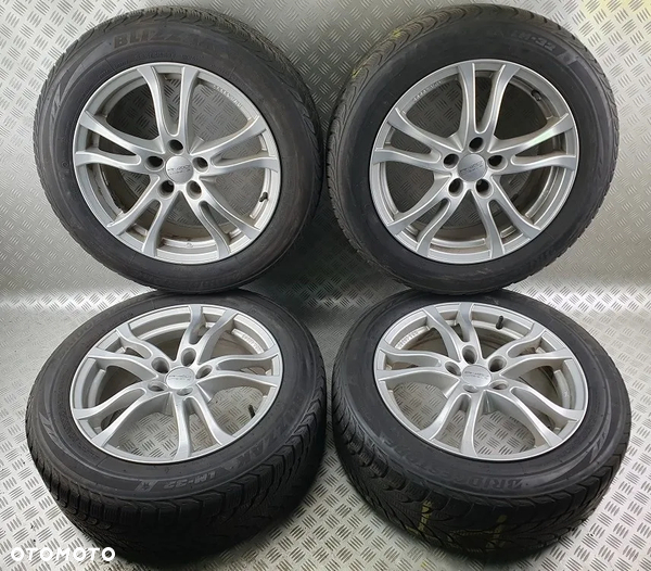 VW SKODA SUBARU MAZDA CX5 MERCEDES KBA 48605 FELGI ALUMINIOWE ANZIO TURN 7,5x17 5x114,3 ET42 OPONY ZIMOWE BRIDGESTON BLIZZAK LM-32 225/55/17 97H