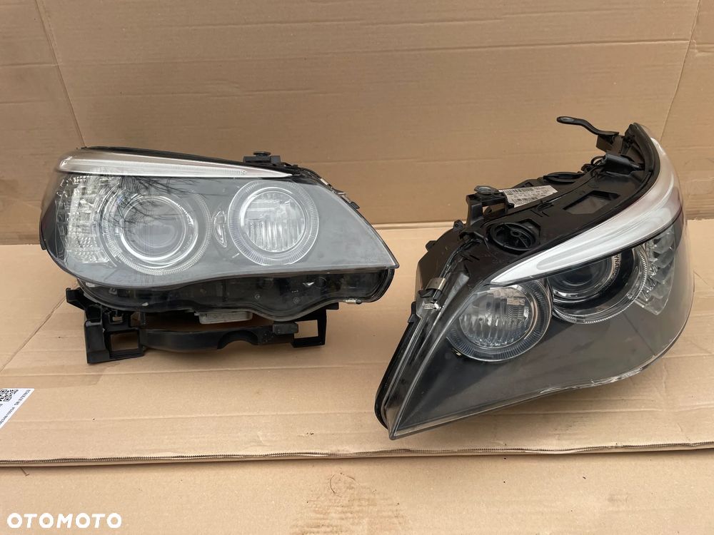 bmw e60 e61 lampy lampa lift xenon skrętny EUROPA  kompletne - 6