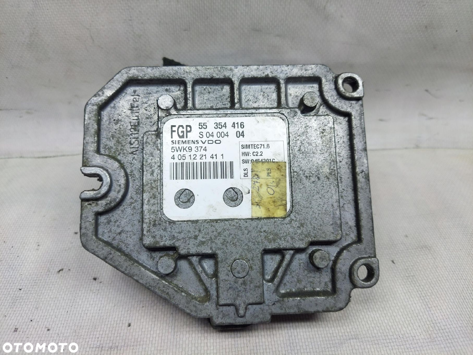Opel Vectra C 1.8 16V Sterownik Silnika 55354416 - 3