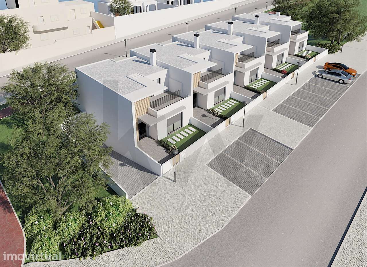 MORADIA T3, NOVA, CONTEMPORÂNEA, PERTO DA PRAIA, GARAGEM, ARMAÇÃO DE P - Grande imagem: 4/28
