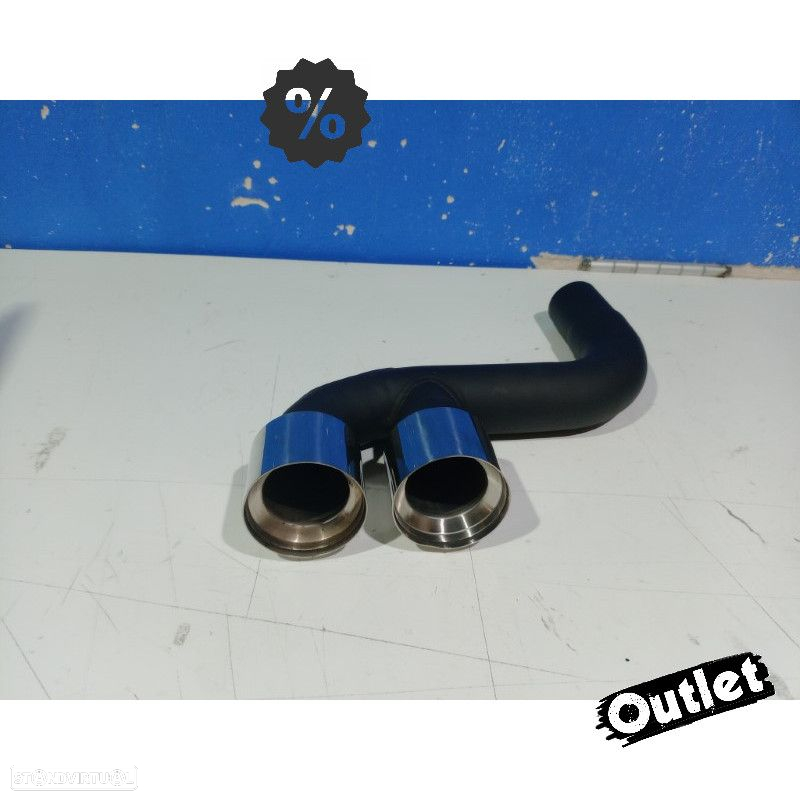 E010042C1 PONTEIRA DE ESCAPE MINI R56 JCW 06-14 CROMADO - 5