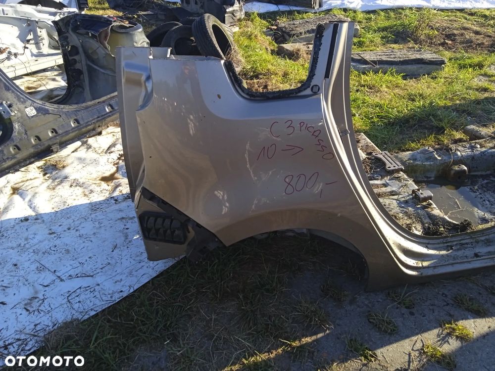 BŁOTNIK TYŁ Z PROGIEM   CITROEN C3 PICASSO 08-16 - 3