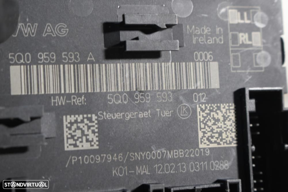 Módulo Eletrónico Audi A3 (8V1, 8Vk)  5Q0959593a / 5Q0959593 - 6