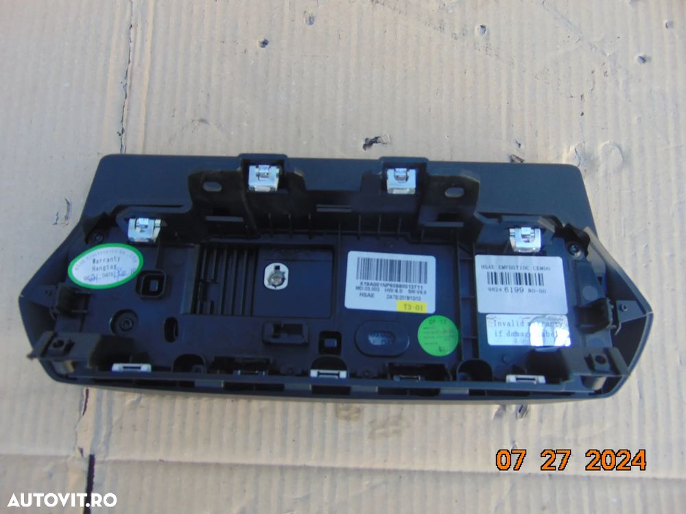 Display Navigatie Peugeot 208 dupa 2019 2008 cod 9824619980 - 4