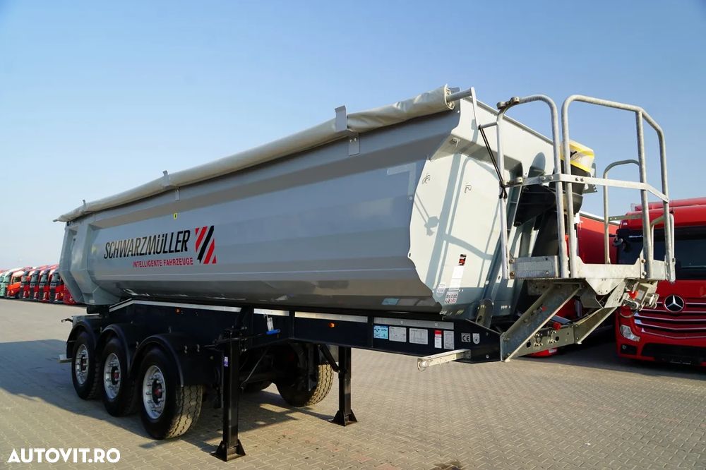 Schwarzmuller BASCĂ SCHWARZMULLER / 25 m³ / REMORCĂ DIN OȚEL / STANDARD / AXĂ RIDICATĂ / SAF - 2