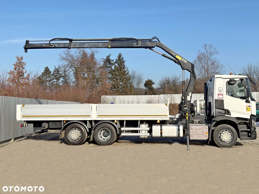 Renault T 380 * SKRZYNIA 6,75 m * HIAB 111 B - 2 HIDUO + PILOT * STAN BDB - 5