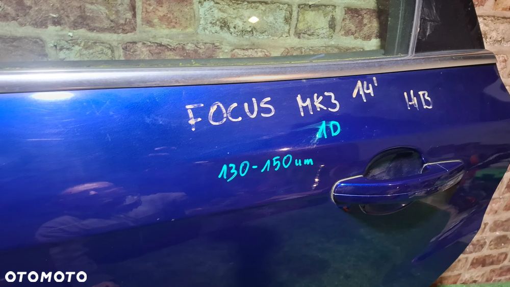 DRZWI TYŁ Lewe FORD FOCUS MK3 Hatchback 2010/2014 ROK KOD: 1D - 6