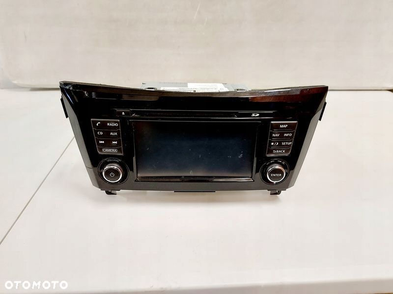 nissan qashqai ii j11 radio z wyświetlaczem nawigacji 259154et2a - 2