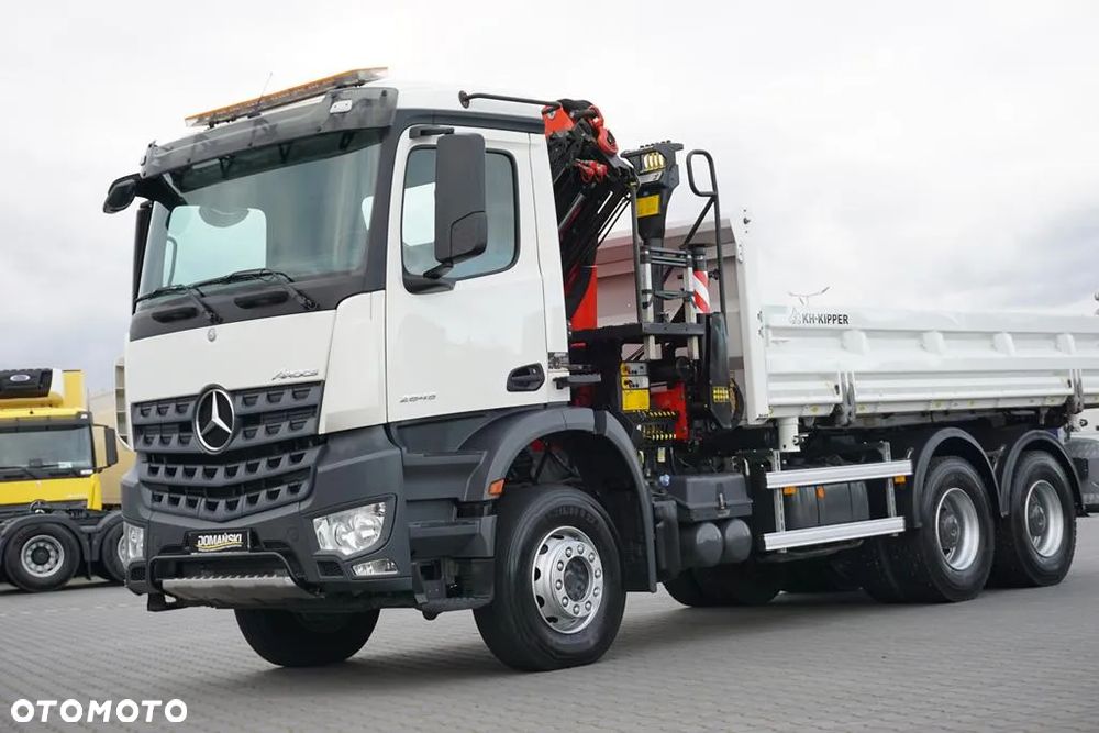 Mercedes-Benz AROCS / 2645 / E 6 / WYWROTKA + HDS / 6 X 4 / HYDROBURTA - 37