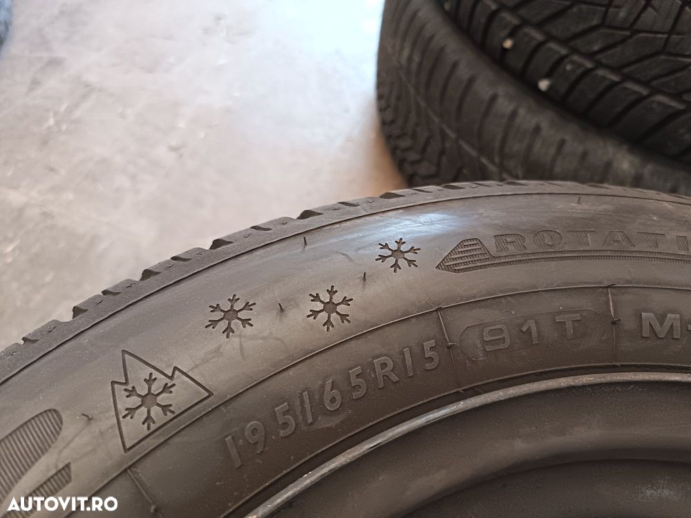 Anvelope MS 195 65 15 Dunlop 2019 8mm - 4